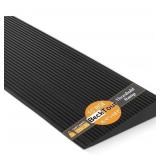 Threshold Ramp for Doorway, Black, 1.5' Rise, App