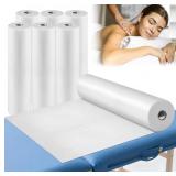6 Rolls Disposable Table Covers, Approx 24'x71',