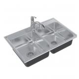 Tuscany Rexton Top Mount 33' Stainless Steel 3 Ho