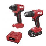2 Ct. Skill Lot - (1) 20v Drill and Impact Driver