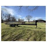 Hay Boss Inline hay trailer 32' hydraulic dump