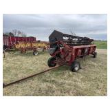 Case Combine Header w/Trailer Aprox 22ft