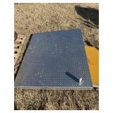 Diamond Plated Tractor Canopy Top 52' x 67'