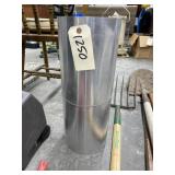 Roll of metal sheeting