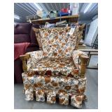 Vintage Swivel Rocking Chair