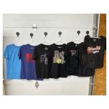 Pile of asstd. T-shirts sz L