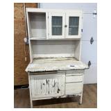 Hoosier style cabinet w/hutch