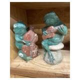 2 pcs. Frog Yard Statues