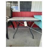 Glass Top Patio Table