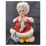Ceramic Mrs. Claus Figure