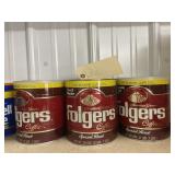 3 pcs. Folgers Coffee 39 oz. each