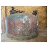 Vintage Metal 2 gal. gas can