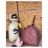 2 pcs. Roundup Hand Sprayer & Gas can