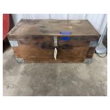 Wooden Chest w/ empty shotgun shells