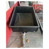 Pull behind yard cart