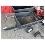 Pull behind yard cart