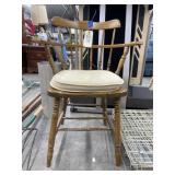 Wooden Chair w/ cushion