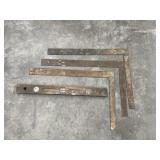 Vintage Level  & 3 Metal Squares