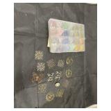 Asstd. Beads & medallions in organizing case