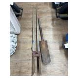 2 pcs. Post Hole Digger & spade