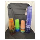 Pile of plastic Pepsi Cups & more