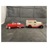 Ertl. 1932 Ford delivery van replica & Belair car