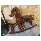Wood Rocking Horse
