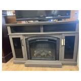 Electric Fire Place& Cabinet w/remote