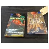2 hardback Basketball books