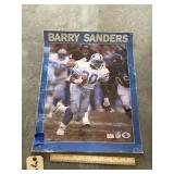 Laminated Barry Sanders Poster