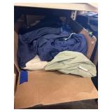 Box of asstd. Bed linens