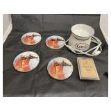 Bag w/ wax melts & coasters