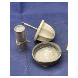 3 pc. Zinc lid, ceramic juicer piece & Stop Leak