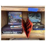 Box of jigsaw puzzles& board games