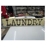 Laundry Sign 35"L x 6-1/2"