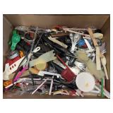 Box of asstd. Kitchen utensils