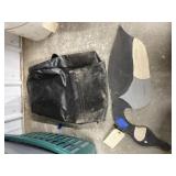 2 pcs. Wooden decorative duck & vinyl bag