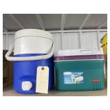 2 pcs. Insulated drink dispenser & Lunchbox