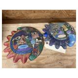 2 pcs. Clay Yard Dï¿½cor