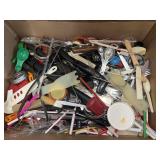 Box of asstd. Kitchen utensils