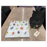 Owl Chop Board & Dï¿½cor