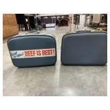 2 pc. Vintage Suitcases