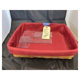 Longaberger Basket w/Liner & Dividers