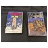 2 paperback books mysteries