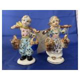 2 pcs. Thanes Hand Painted Figurines