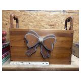 Wooden Magazine Rack