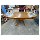 Coffee Table w/ glass inlay 50" x 28"