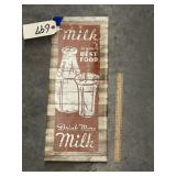 Milk Canvas Wall Hanging
