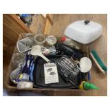 Electric Skillet, Cleaning Supplies, Canning Jars