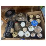 Box of Asstd. Jars & muffin tins
